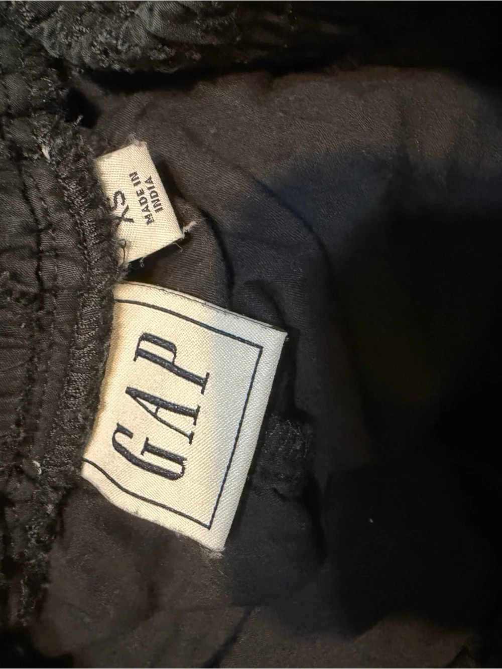 GAP Black Eyelet Tiered Midi Skirt - Picture 2 of 2